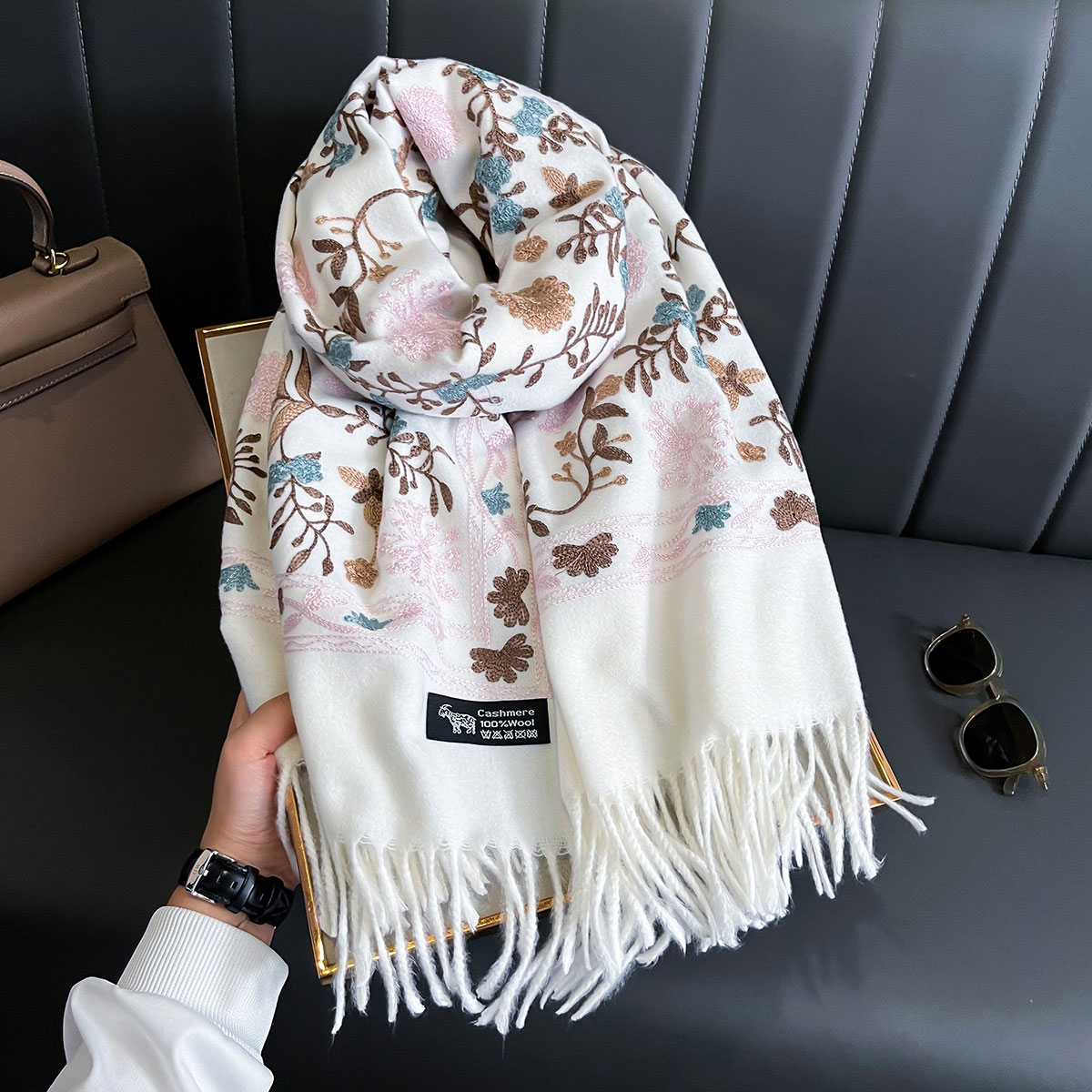 Woven Scarf Blanket - New Winter Warm Cashmere Scarf for