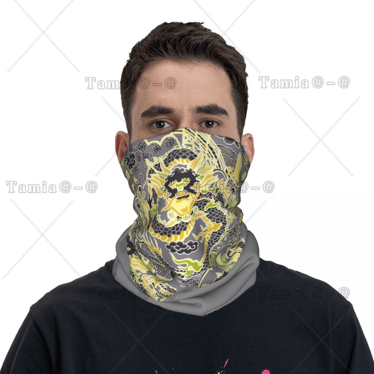 Custom Antique Chinoiserie Imp - Neck Warmer Tube recension och pris