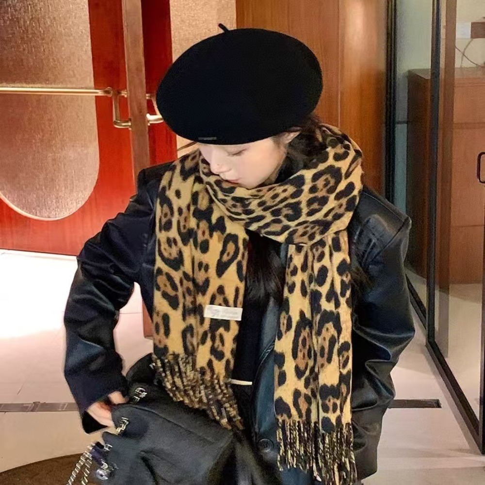 190*70CM Design Leopard Scarf  - Woven Scarf Blanket recension och pris