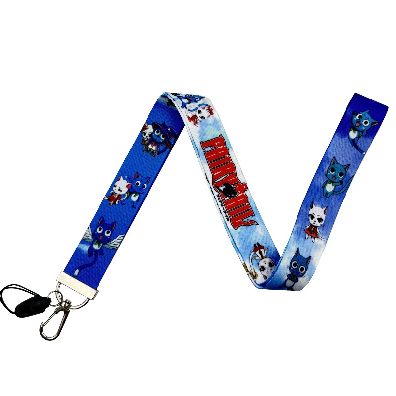 5pcs Fairy Tail Anime Peripher - Lanyard Badge Holder recension och pris