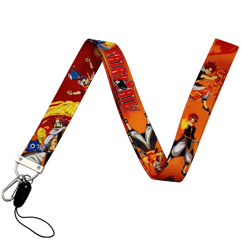 5pcs Fairy Tail Anime Peripher - Lanyard Badge Holder recension och pris