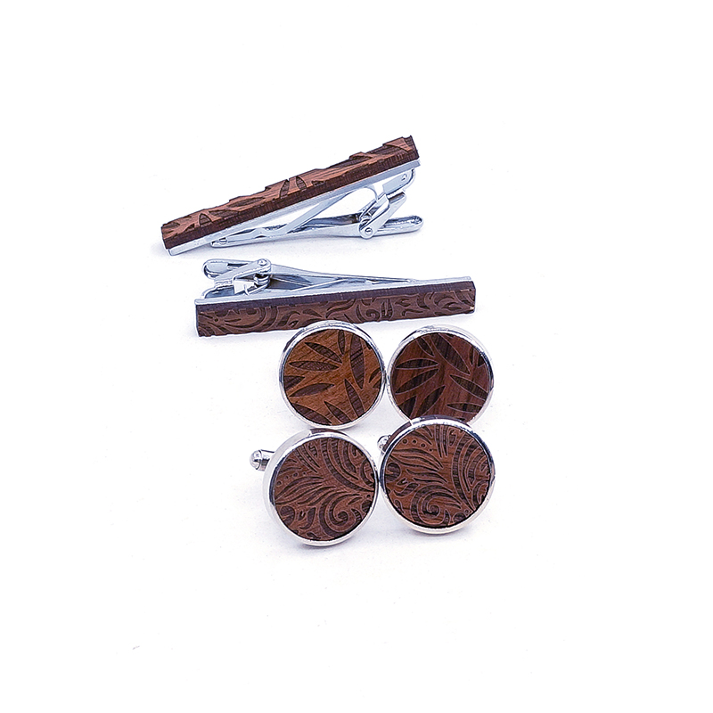 2019 CUFFLINKS TIE CLIPS SET M - Tie Bar Set Gift recension och pris